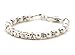 Lily Brooke Personalized Childs Cultured Freshwater Pearl Bracelet - Sterling Silver Beads & Growth Chain