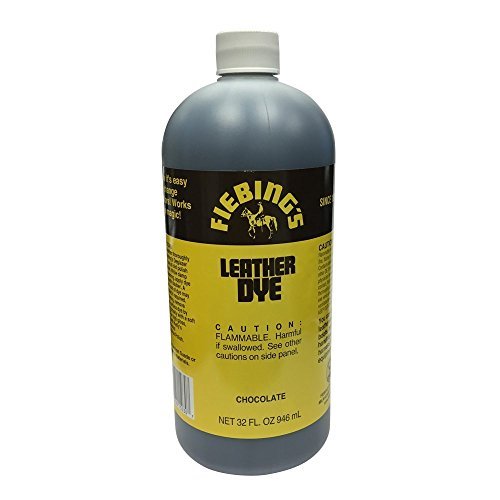 Fiebing s fildye30p032z leather dye - chocolate, 32 oz