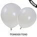White Balloons - 11" Latex Balloon - 144 Count - Great for Boys, Girls, Kids and Adult Birthday, Wedding and Reception, Baby Shower, Water Fights, or Any Celebration - Wholesale Affordable Price - Better Value Than Party City Supplies and Decorations - Order Risk Free With Money Back Guaranteed!