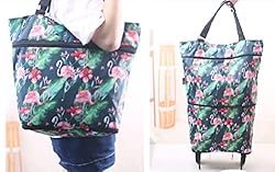 Upgrade Shopping Bag with Wheels Portable Trolley
