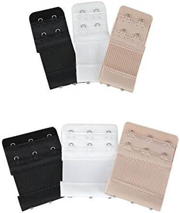 Bra Extender - 6 Pcs Bra Extender 3 Hooks 2 Rows 2 Hooks 2 Rows Soft Back Comfortable