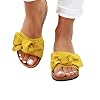 Haomigol-Women-Bowknot-Flat-Sandals-Slip-On-Open-Toe-Slides-Sandals-Casual-Platform-Slipper-Sandals-Summer-Strappy-Sandals
