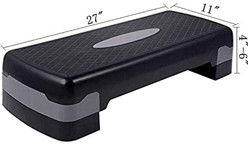 Phillips Sports Adjustable Aerobic Stepper - Black Color - 2 Height Level 10-15 cm