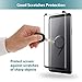 Galaxy S9 Screen Protector Tempered Glass Case Friendly With [Easy Install Tool & Back Skin Sticker] Klearlook Anti Scratch Curve Edge Fit Galaxy S9 High Definition Screen Protector