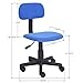 Homycasa Yanyan Mesh Mid-Back Executive Adjustable Computer Task Desk Office Chairs (Blue)