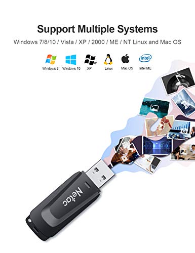 Netac 128G USB 3.0 Flash Drive, High Speed Memory Stick,Up to 90/30 MB/s(R/W) Pen Drive, Thumb Drive for Data Storage, Zip Drive and jump Drive with LED Light