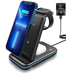 Wireless Charging Station, MSTJRY 3 in 1 Wireless