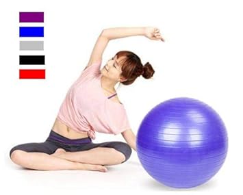 Amazon.com: Goujxcy - Balón de ejercicio, bola de yoga (21.7 ...