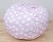 Stuffed Animal Storage Bean Bag Chair - Premium Seat - Easy Solution for Extra Toys/Blankets/Covers/Towels/Clothes (Medium, Pink)