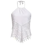 eshion Women Summer Halter Strap Off Shoulder Tank Top Camisole