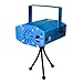 SUMERSHA LED Laser Lights Sound Activated Disco DJ Party Lights Mini Auto Flash RG Led Stage Lights with Remote Control Strobe Lights for Party Show Birthday Wedding Halloween Blue