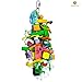 SunGrow Parrot Chewing Toy, Nibbling Keeps Beaks Trimmed, Preening Keeps Feathers Clean, Keeps Physically & Psychologically Fit, Multicolored Wooden Blocks Attract Pet’s Attentionthumb 1