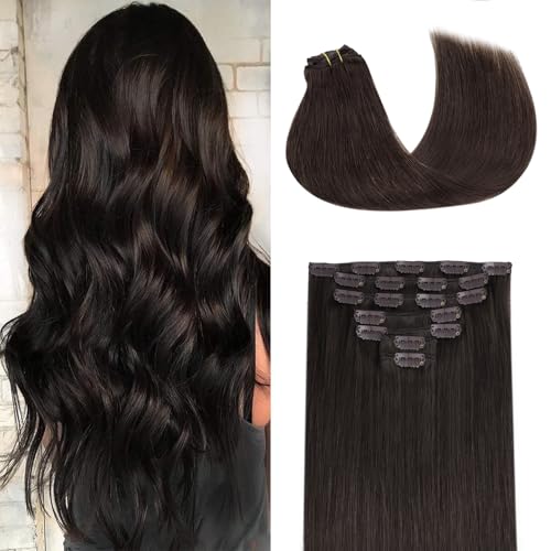 GOO GOO Clip in Hair Extensions Human Hair