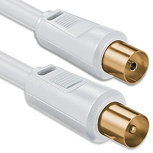 1aTTack -&nbsp;Coaxial Cable for Antenna (Coaxial Connector F to Coaxial Connector F, Double Shielding, 75dB 85dB 100dB 110&nbsp;dB 120&nbsp;dB 125&nbsp;dB)