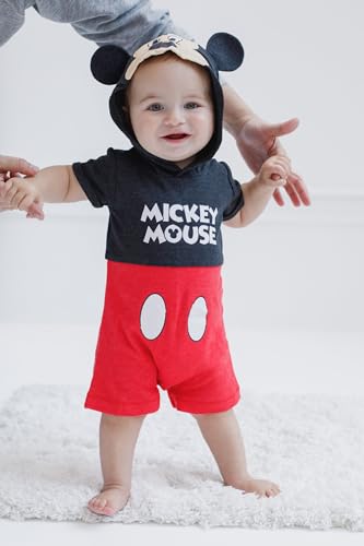 DISNEY MICKEY MOUSE NEWBORN BABY BOYS COSPLAY ROMPER 0-3 MONTHS