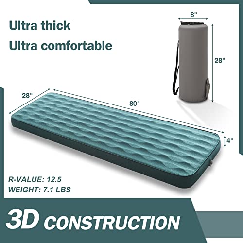 AIRELAX Sleeping Pad for Camping, Self Inflating Camping Mattress Easy