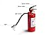 Small LED Flashlight Butane Cigar Lighter Fire Extinguisher Firefighter Fireman Gift Idea