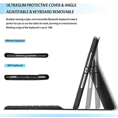 Jelly Comb Backlight Keyboard Case with Mouse for iPad 9.7 2018 (6th Gen) / iPad 2017 (5th Gen