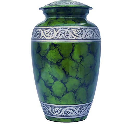 Eternal Harmony Cremation Urn for Human Ashes | Funeral Urn Carefully Handcrafted with Elegant Finishes to Honor and Remember Your Loved One | Adult Urn Large Size with Beautiful Velvet Bag - Thumbnail 2