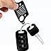 EVAPLUS Car Key Chain Keychain Key Ring for Jeep Wrangler Accessories Enthusiasts-Jeep Front Grill Design and Stainless Steel Material with 4 Colors (Black)