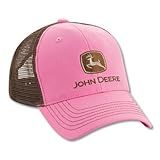 John Deere Pink/Chocolate Mesh Back Hat