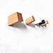 A.B Crew Minimalist Design Decorative Wall Mounted Wooden Coat Hook Hat Hanger (3PCS White Column)