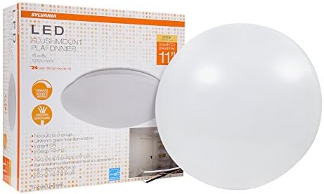 11 inch Flush mount circular cloud LED ceiling fixture 16 watts, 2700k dimmable - 74305