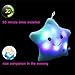 WEWILL 13'' Creative Twinkle Star Glowing LED Night Light Plush Pillows Stuffed Animals Toys Birthday Christmas Holiday Valentines Gifts for Toddlers Girls(Blue)