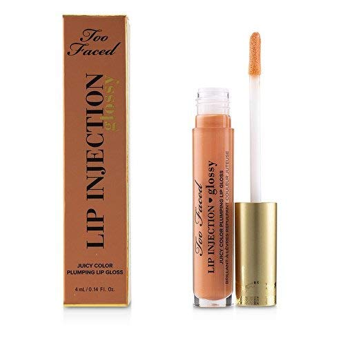 TOO FACED Lip Injection Glossy Plumping Lip Gloss BABE ALERT - Full Size & Authentic