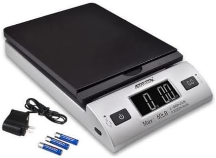 Accuteck 50lbx0.2oz All-In-One PT50 Digital Shipping Postal Scale W/AC Postage