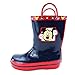 Mickey Mouse Kids Rain Boots (Navy/Red Where's Mickey?, 11/12 M US Little Kid)