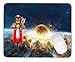 Two Funny Cats are Driving a Moped Mouse pad Gaming Mouse pad Mousepad Nonslip Rubber Backing