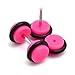 Imixlot 16 Pieces Acrylic Cheaters Plugs Barbell Earring Expander Unisex