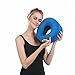 GIMMEF Health Cervical Neck Traction Device - FDA Registered - Inflatable & Adjustable Neck Stretcher Collar, Instant Pain Relief for Chronic Neck and Shoulder Pain ✮ with Therapy Massage Ball (Blue)