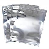 JACKYLED Pack of 50 10X15cm(3.9X5.9inches) Antistatic Bag Resealable Protective for Processor Bluetooth Headset Electronic Device Parts Anti Static Bag