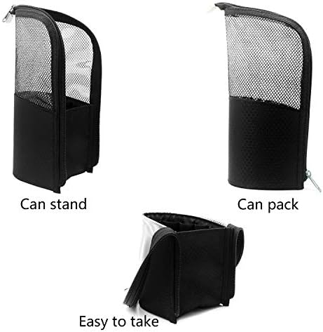 Makeup Brush Organzier Bag,High Capacity Portable Stand-Up Makeup Brush Holder,Professional Artist Makeup Brush Sets Case Waterproof Dust-proof Makeup Brush Cup 5 Makeup Brush Organzier Bag,High Capacity Portable Stand-Up Makeup Brush Holder,Professional Artist Makeup Brush Sets Case Waterproof Dust-proof Makeup Brush Cup