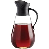 Mrs. Anderson's Baking Store'N Pour Syrup Dispenser, 18.5-Ounce Capacity, Glass With Drip-Free Spout For Pancakes And Breakfast