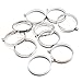 WSSROGY 10PCS 25mm Round Open Back Bezel Pendant, Zinc Alloy Round Frame Pendant Open Back Frame with 1 Loop for Jewelry Making, Silver