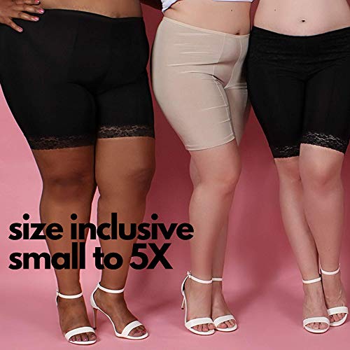 Undersummers Classic Shortlette: Anti Thigh Chafing Slip Shorts