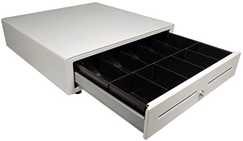 APG VB554A-AW1616 Vasario Series Standard-Duty Cash Drawer with USB PRO Interface, Painted Front, 16.3" x 16.3" x 4.3", White - Thumbnail 4