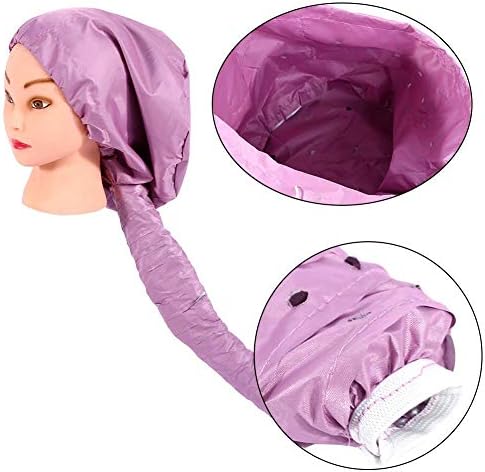 Hair Dryer Cap Portable Soft Hair Drying Salon Cap Hair Mask Baking Oil Cap Adjustable Soft Hood Bonnet Attachment Haircare Hair Dryer Hat for Hand Held Hair Dryer Attachmen