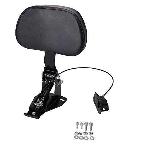 Detachable Adjustable Sissy Bar With Backrest For Harley Davidson Touring Road King Street Glide Electra Glide Ultra CVO FLHR FLHX FLTRX 09-18 Mounting Set