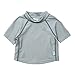 i play. by green sprouts baby girls Rashguard infant and toddler sun protective swimwear, Gray, 18 Months US