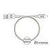 PureGear Braided Metallic Charge-Sync Cable for Apple Lightning devices - Silver 48