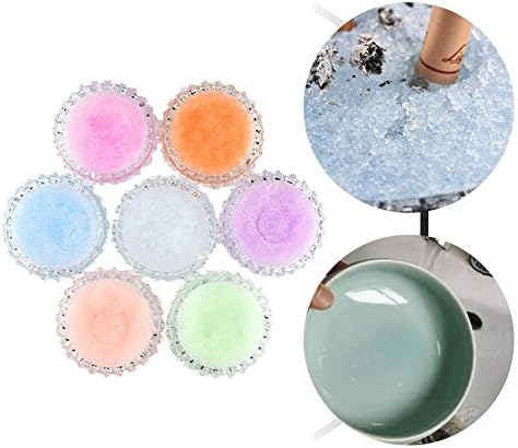 thorityau Polymer Smoke Ashtray Cleaner 10PCS Smoke Elimination Products Ashtray Cleaning with Removing Smoke Odor Air Cleaner for Indoor Random Color