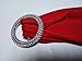 50PCS Spandex Chair Sashes Bows Elastic Chair Bands with Buckle Slider Sashes Bows for Wedding Decorations sy66 (red)