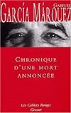 Chronique d'une mort annoncée (Les Cahiers Rouges) (French Edition) by 
