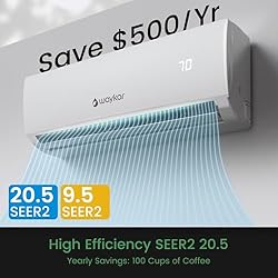 Waykar 12000BTU Wifi Enabled Mini Split Air