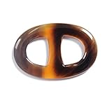 Marycrafts Size 2 Buffalo Horn Twilly Scarf Ring Scarf Clip Scarf Slides 4.1x2.7Cm