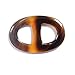 Marycrafts Size 2 Buffalo Horn Twilly Scarf Ring Scarf Clip Scarf Slides 4.1x2.7Cm